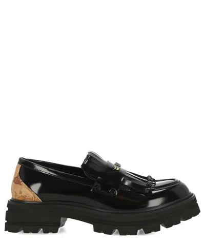 Alviero Martini 1a Classe Loafers In Black