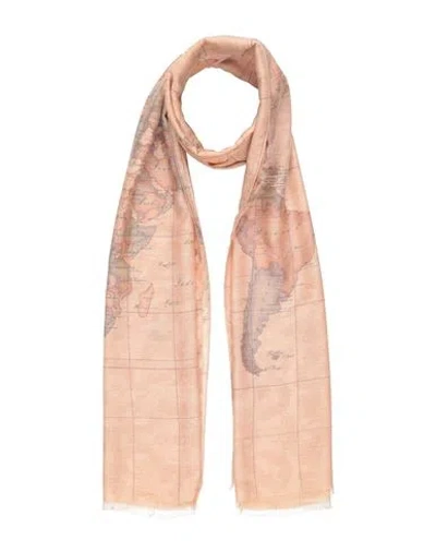 Alviero Martini 1a Classe Man Scarf Sand Size - Polyester, Viscose In Pink