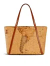 Alviero Martini 1a Classe Geo Classic Medium Tote Bag In Beige