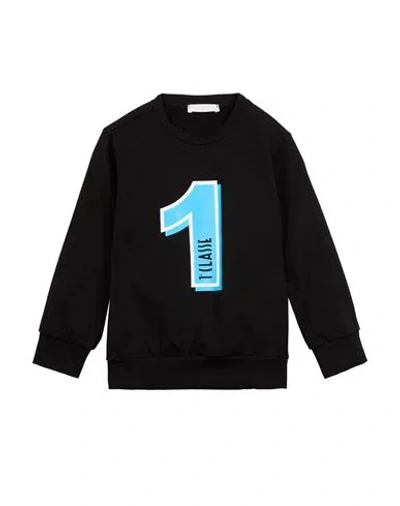 Alviero Martini 1a Classe Babies'  Toddler Boy Sweatshirt Black Size 6 Cotton, Elastane