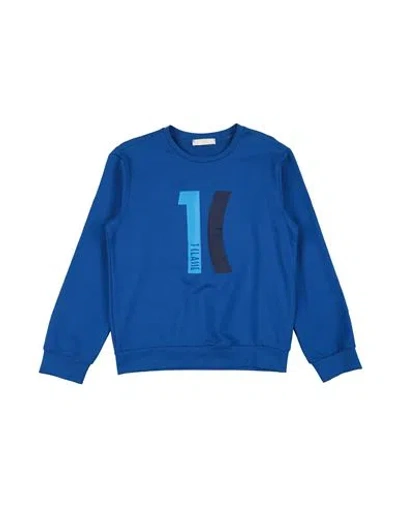 Alviero Martini 1a Classe Babies'  Toddler Boy Sweatshirt Blue Size 6 Cotton, Elastane