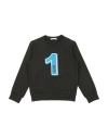 Alviero Martini 1a Classe Babies'  Toddler Boy Sweatshirt Dark Green Size 6 Cotton, Elastane In Black