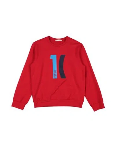 Alviero Martini 1a Classe Babies'  Toddler Boy Sweatshirt Red Size 4 Cotton, Elastane