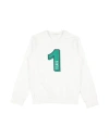 Alviero Martini 1a Classe Toddler Boy Sweatshirt White Size 4 Cotton, Elastane In White