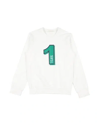 Alviero Martini 1a Classe Babies'  Toddler Boy Sweatshirt White Size 4 Cotton, Elastane