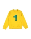 Alviero Martini 1a Classe Babies'  Toddler Boy Sweatshirt Yellow Size 4 Cotton, Elastane