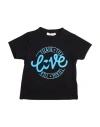 Alviero Martini 1a Classe Toddler Boy T-shirt Black Size 6 Cotton, Elastane In Black