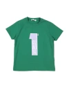 Alviero Martini 1a Classe Toddler Boy T-shirt Green Size 4 Cotton, Elastane In Green