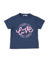 Alviero Martini 1a Classe Babies'  Toddler Boy T-shirt Navy Size 6 Cotton, Elastane In Blue