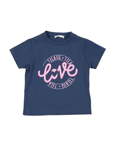 Alviero Martini 1a Classe Babies'  Toddler Boy T-shirt Navy Size 6 Cotton, Elastane In Blue