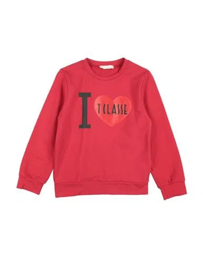 Alviero Martini 1a Classe Babies'  Toddler Girl Sweatshirt Red Size 6 Cotton, Elastane