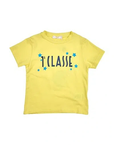 Alviero Martini 1a Classe Babies'  Toddler Girl T-shirt Pastel Yellow Size 6 Cotton, Elastane
