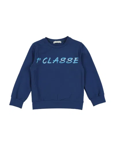 Alviero Martini 1a Classe Babies'  Toddler Sweatshirt Midnight Blue Size 4 Cotton, Elastane