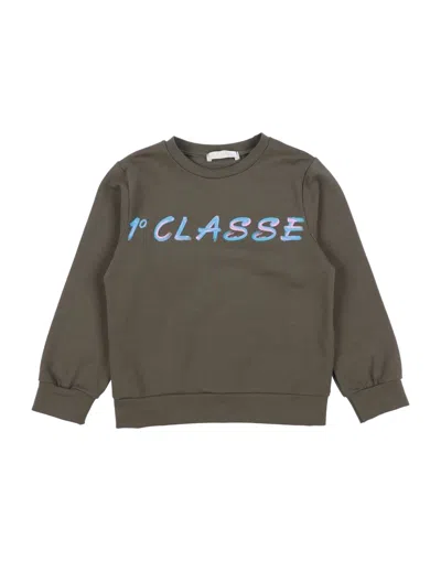 Alviero Martini 1a Classe Babies'  Toddler Sweatshirt Military Green Size 4 Cotton, Elastane