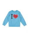 Alviero Martini 1a Classe Babies'  Toddler Sweatshirt Sky Blue Size 6 Cotton, Elastane
