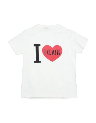 Alviero Martini 1a Classe Babies'  Toddler T-shirt Ivory Size 6 Cotton, Elastane In White