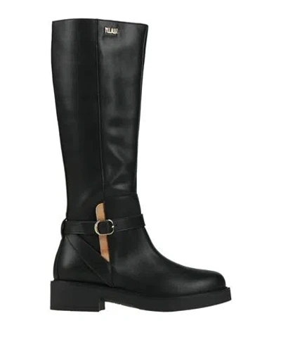 Alviero Martini 1a Classe Woman Boot Black Size 8 Leather, Polyurethane