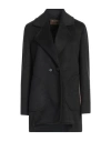 Alviero Martini 1a Classe Woman Coat Black Size 12 Polyester, Viscose In Black