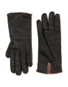 Alviero Martini 1a Classe Woman Gloves Black Size 8 Ovine Leather In Black