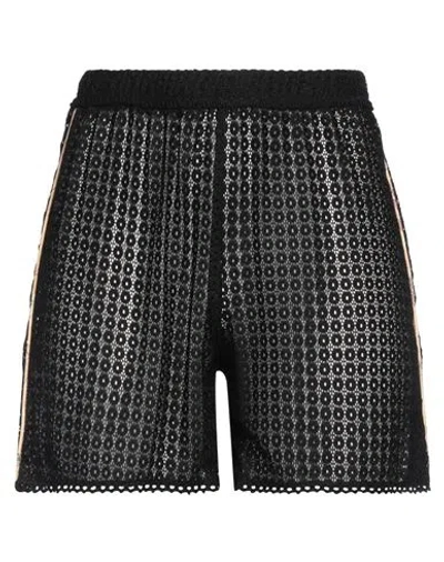 Alviero Martini 1a Classe Woman Shorts & Bermuda Shorts Black Size S Polyamide, Elastane