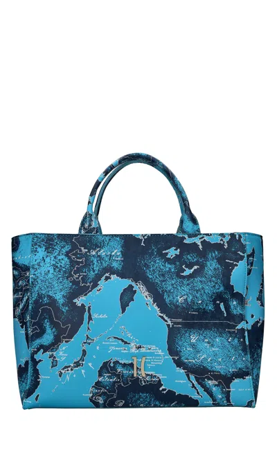 Alviero Martini Bags.. In Azzurro Blu E Verdi