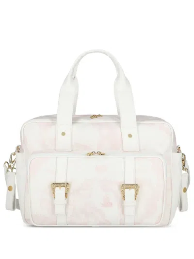 Alviero Martini Geo-printed Changing Bag In White
