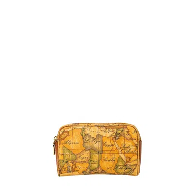 Alviero Martini Prima Classe Leather Belt Women's Bag In Beige