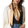 Alviero Martini Prima Classe Beige Silk Scarf In Beige