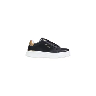 Alviero Martini Prima Classe Bicolor Polyethylene Chunky Sneakers In Black