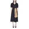 Alviero Martini Prima Classe Black Cotton Dress