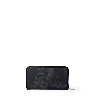 Alviero Martini Prima Classe Leather Men's Wallet In Black