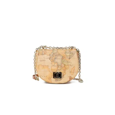 Alviero Martini Prima Classe Leather Women's Handbag In Sand