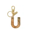 Alviero Martini Prima Classe Leather Women's Keychain In Beige