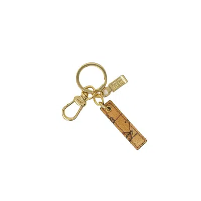 Alviero Martini Prima Classe Leather Women's Keychain In Beige