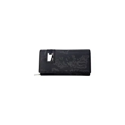 Alviero Martini Prima Classe Leather Women's Wallet In Black