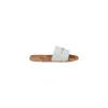 Alviero Martini Prima Classe White Polyethylene Slipper In White
