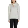 Alviero Martini Prima Classe White Viscose Sweater In White