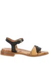 Alviero Martini Beige Black Heeled Sandal