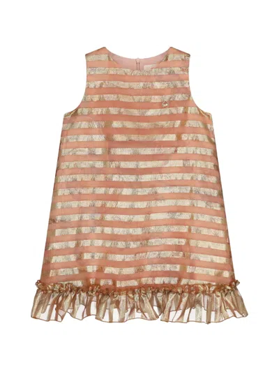 Alviero Martini Kids' Striped Dress In Multi