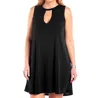 Always For Me Plus Size Keyhole Dress In Black In Black