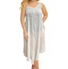 Always For Me Plus Size V-bottom Cover Up Dress In White In White
