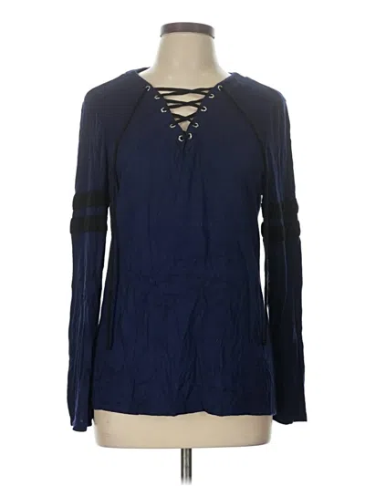 Pre-owned Always Indigo Cardigan Sweater In Blue