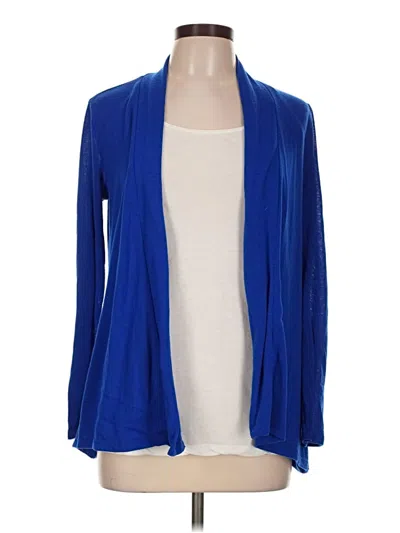 Pre-owned Always Indigo Cardigan Sweater In Blue