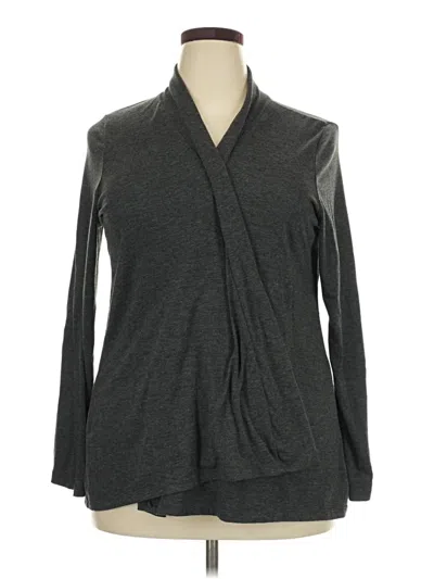 Pre-owned Always Indigo Cardigan Sweater In Gray