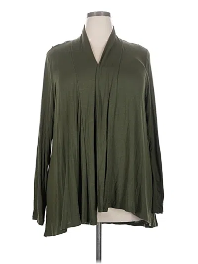 Pre-owned Always Indigo Cardigan Sweater In Green