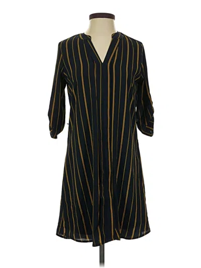 Pre-owned Always Indigo Casual Dress In Black