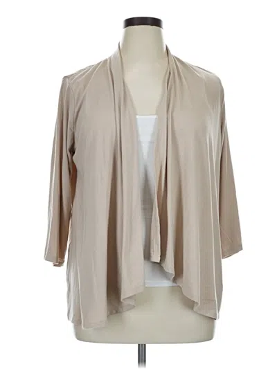 Pre-owned Always Indigo Kimono In Brown