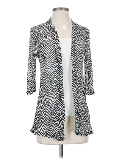 Pre-owned Always Indigo Kimono In Silver