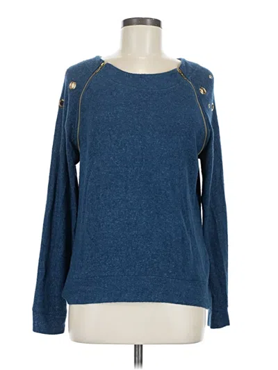 Pre-owned Always Indigo Pullover Sweater In Blue