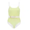 Always On Holiday Women's Green Chloe One Piece In Melon In Green
